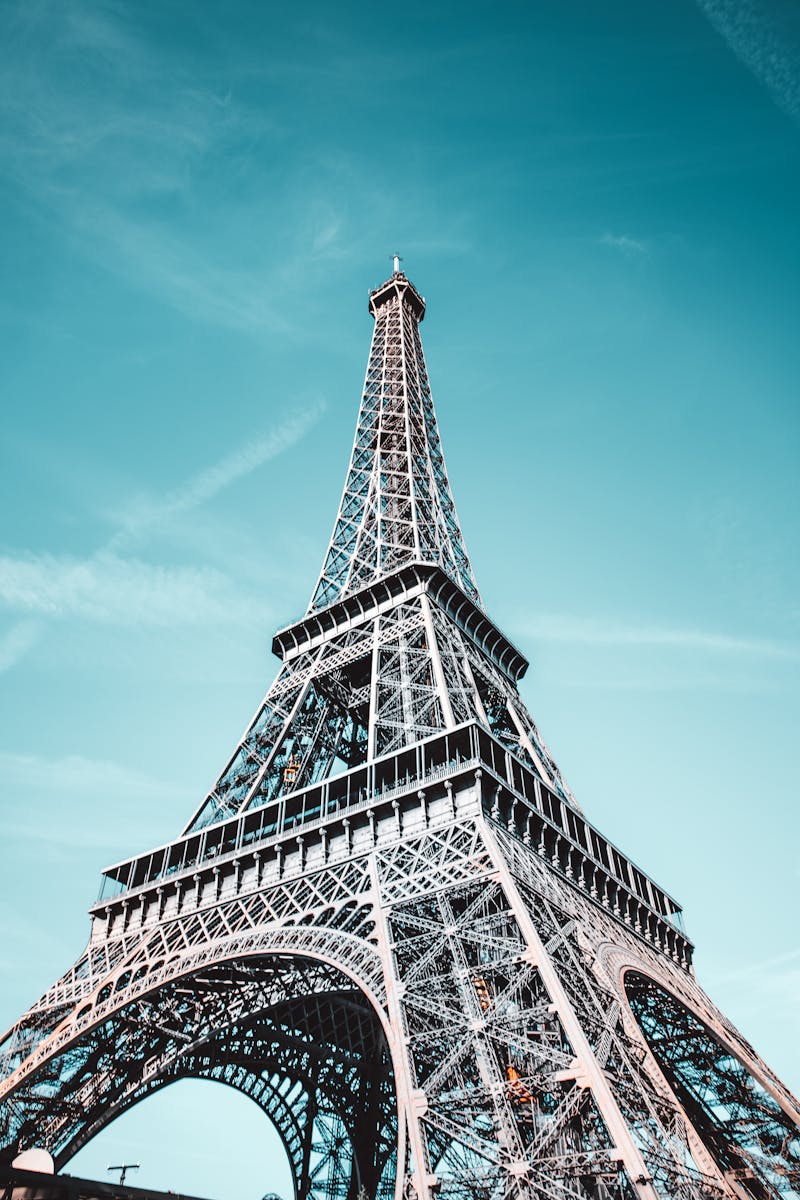 Low Angle Photo of Eiffel Tower - day trips from Paris