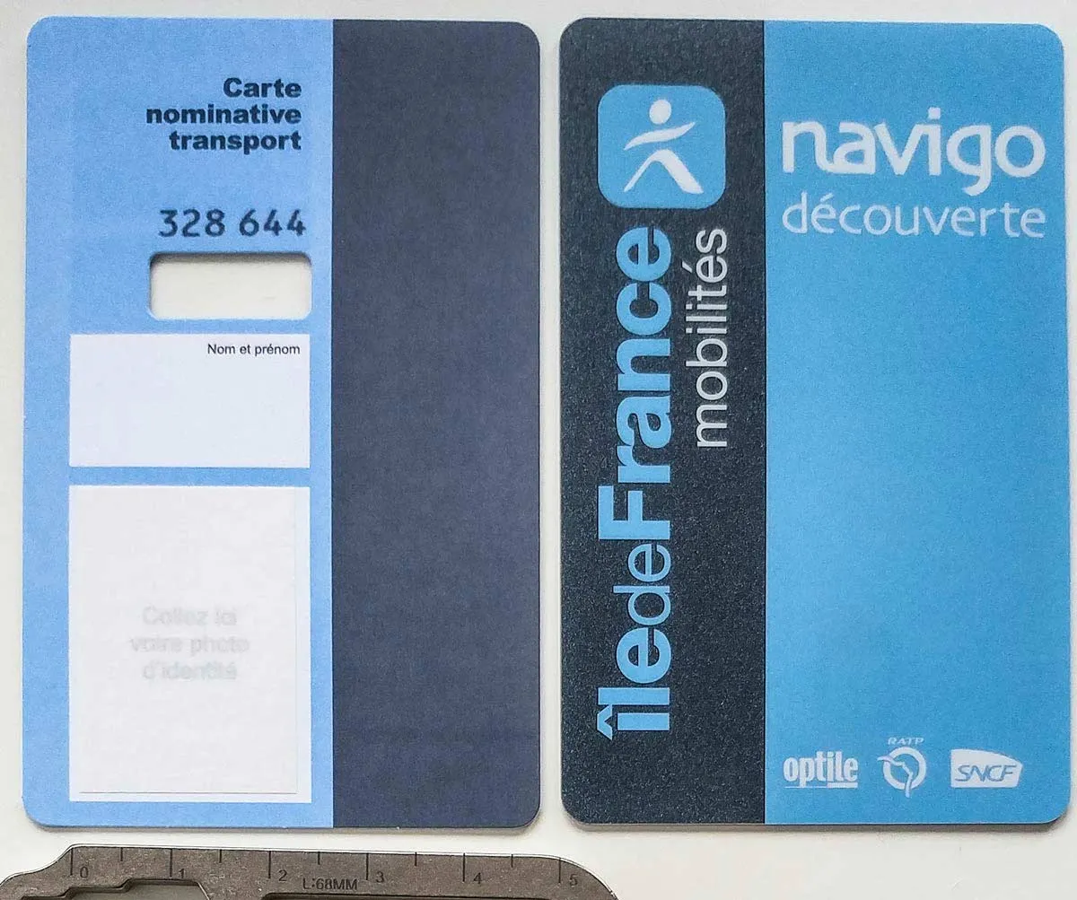 Navigo Travel Card