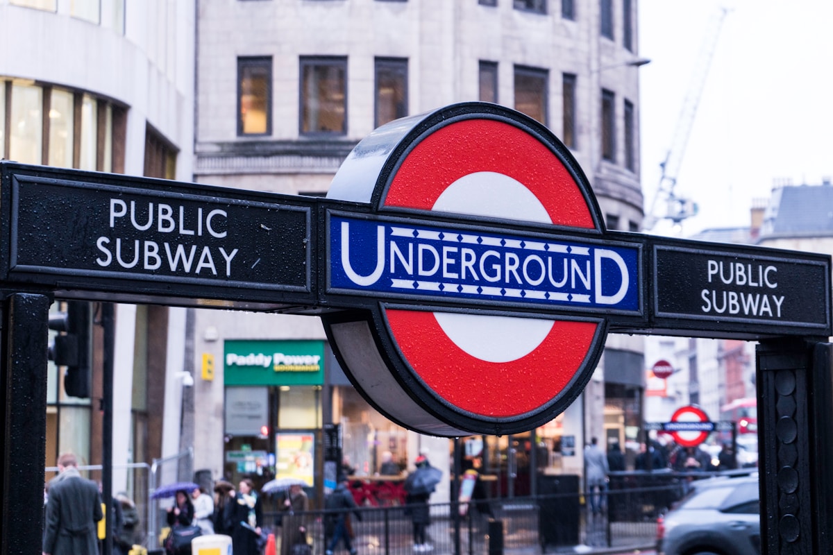 Underground signage during daytime - London Transportation