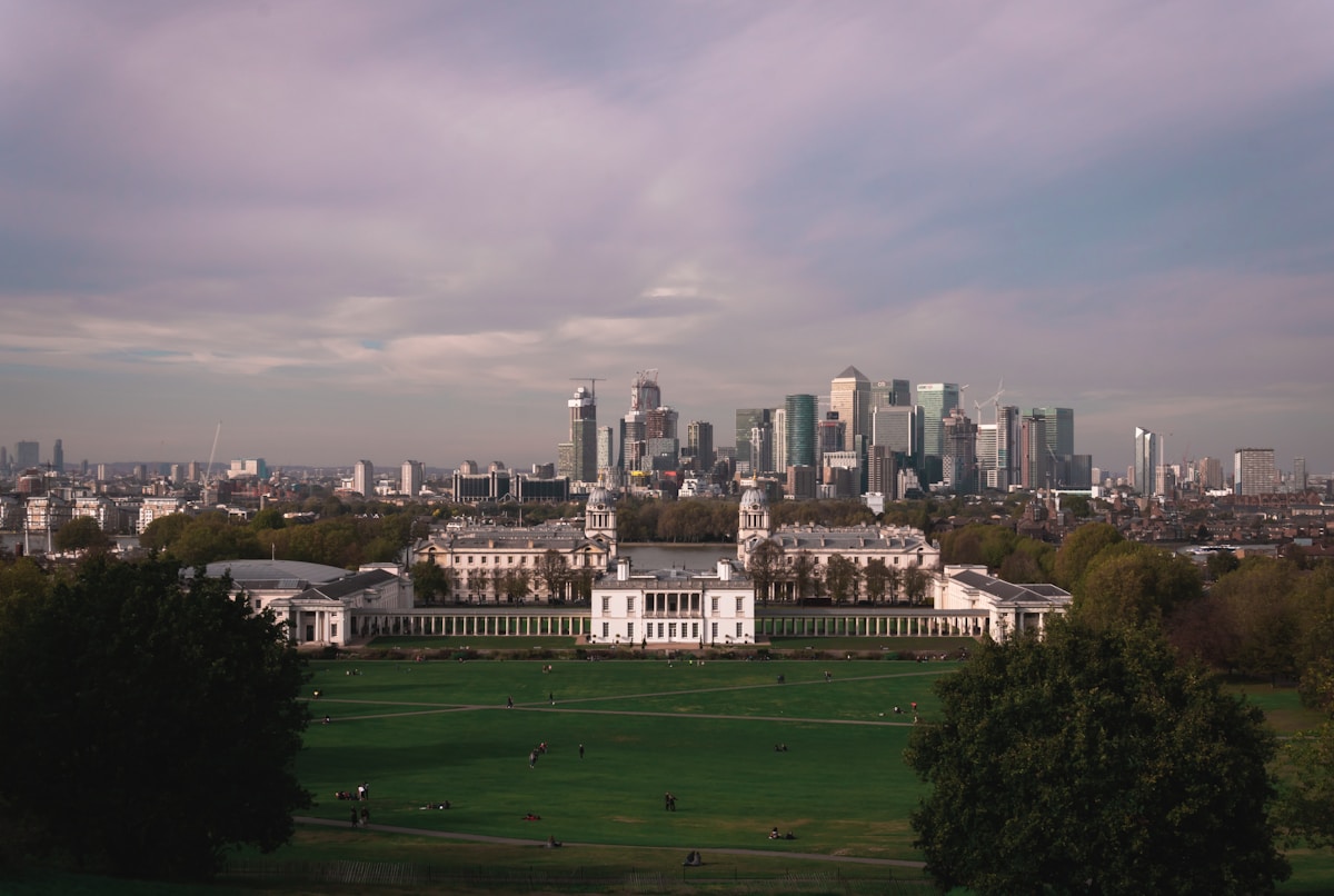 white concrete building - Greenwich London UK