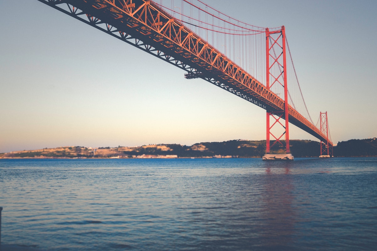 Golden Gate Bridge - 25 de Abril Bridge, Lisbon, Portugal