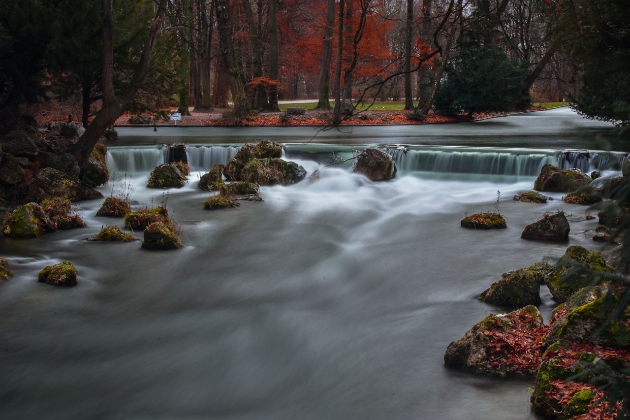 Best Free Things To Do In Munich, time lapse photography of river surrounded by red trees