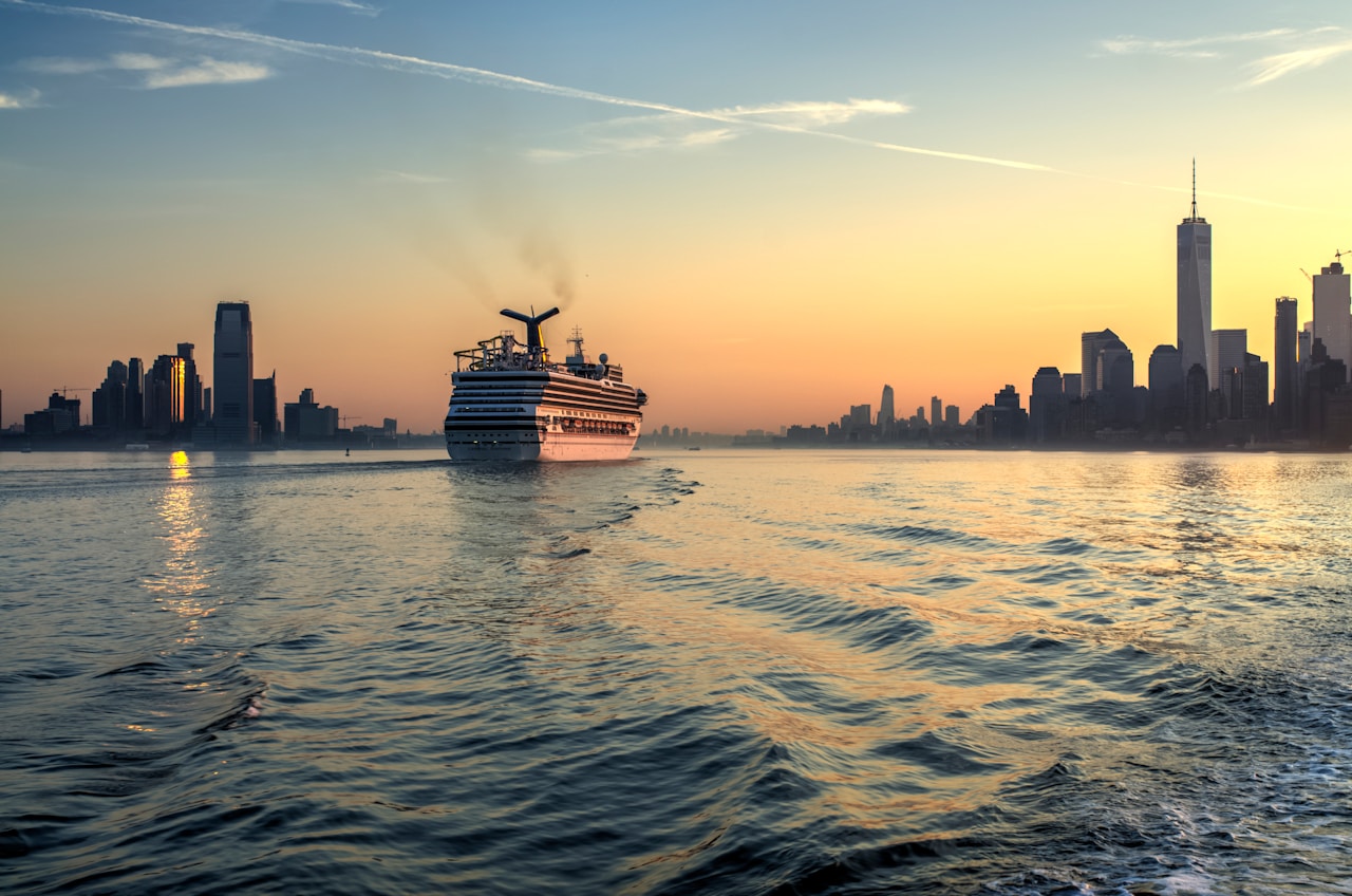 Best Neighborhoods in New York City, white and black cruise ship on body of water