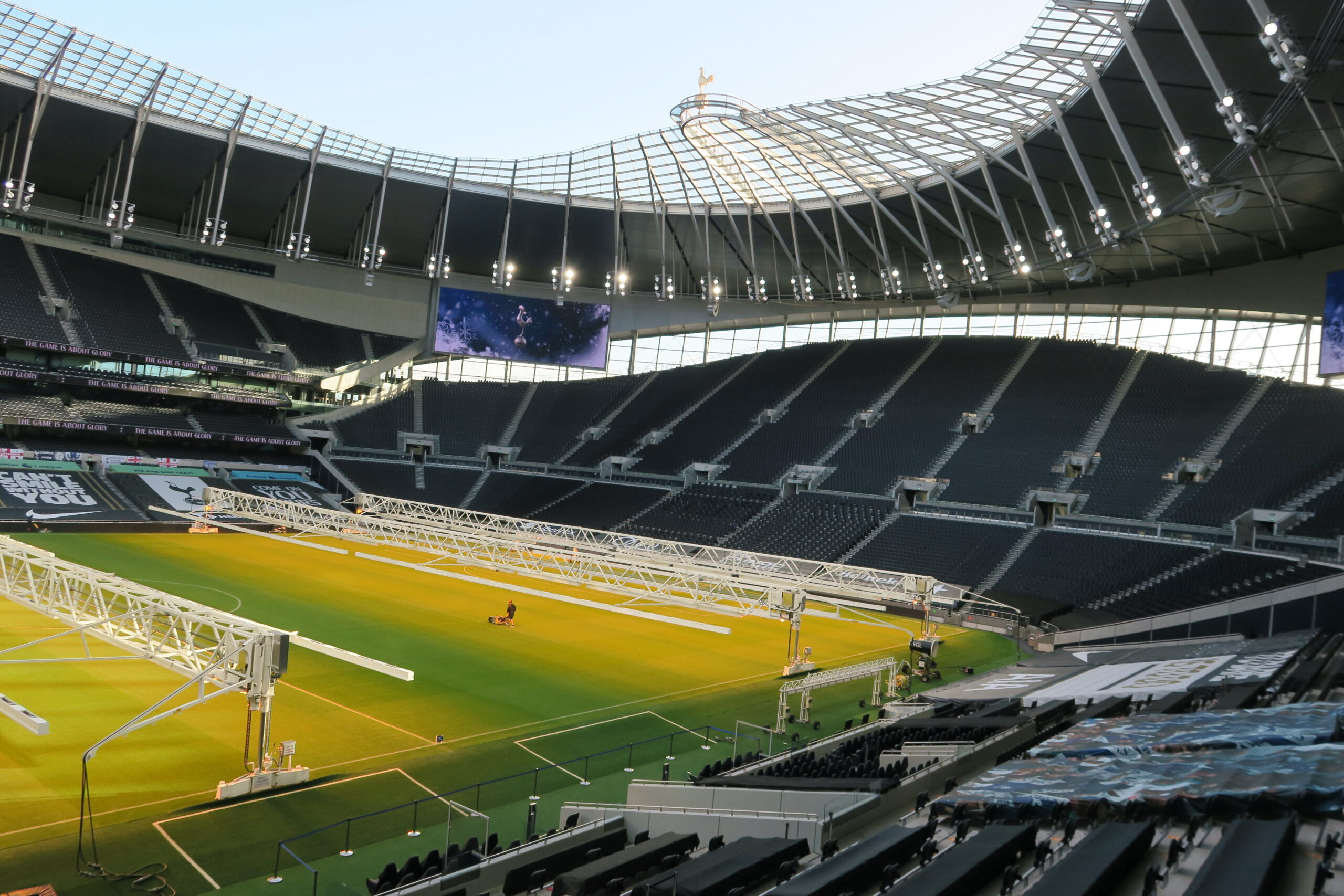 South stand of Tottenham Hotspur Stadium, London - England