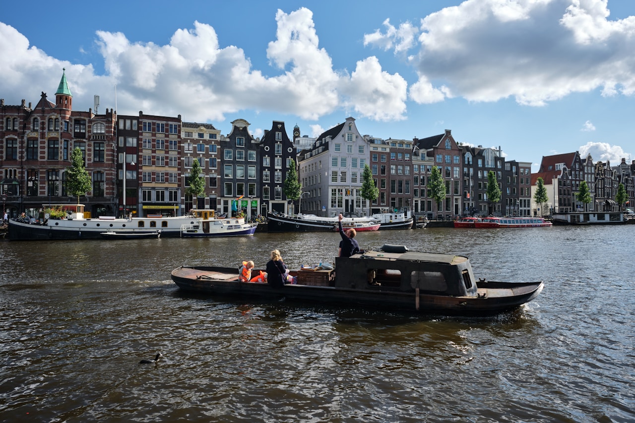 Amstel River, Amsterdam - Netherlands